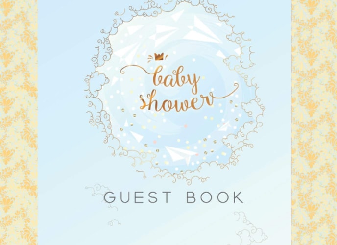 Baby Shower Guest Book for Boys Wishes for baby blank (German Edition)
