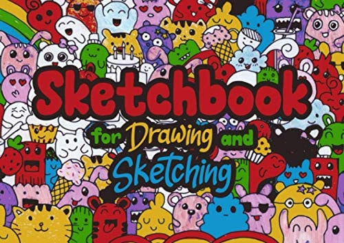 Sketchbook for Drawing and Sketching Perfect for Kids, Children, Little Artist, Landscape, Horizontal, Small Size Sketch Pad, Book for Doodling, Sketches, Scribblings, Colorful Cover
