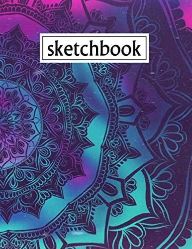 Sketchbook: Fun Art book for Elementary Middle School and High School Girls used to Mandala Journal and sketchbook for Drawing Doodling Painting Writing