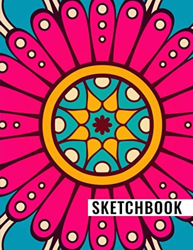 Sketchbook: Mandala journal and sketchbook for Perfect Gift Idea for Young Artists an awesome surprise at anytime A Fun Art book for Elementary Middle School and High School Girls