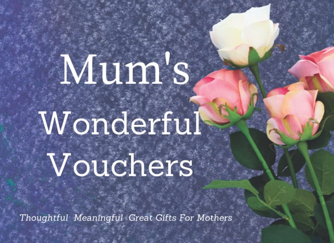 Mum's Wonderful Vouchers Thoughtful Meaningful Great Gifts for Mothers Fun Gifts for Mammy (with Verses Added) for Birthdays Mother's Day Valentines Christmas Thank You Pretty Colourful Interior