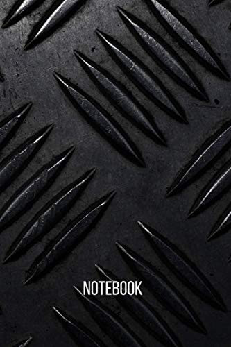 Metal Notebook: blank lined composition journal | Metal notebook | 100 pages