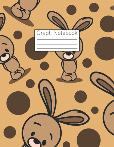 Big Math Notebook Graph Paper Composition for Kids: Math Squared Notebook Graph Paper Notebook Rabbit Bunny