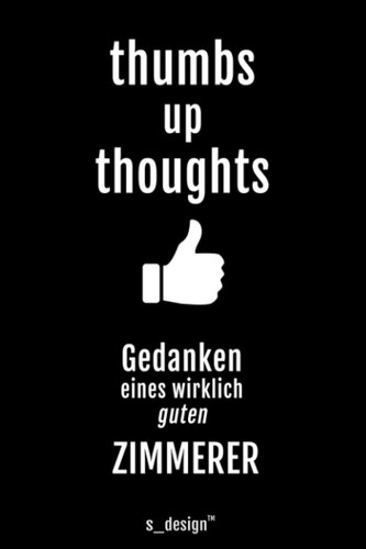 Notizbuch für Zimmerer / Zimmermann: Originelle Geschenk-Idee (120 Seiten liniertes blanko Papier ) (German Edition)