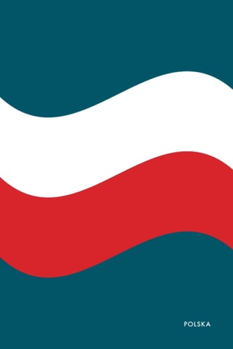Polska: Poland Flag Notebook | Ruled / Lined Paper Notepad | Polish Themed Work, Travel or Education Journal / Gift