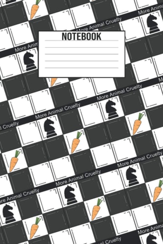 More Animal Cruelty Notebook: Chess journal gift with a chess pattern layout and a lined cover panel| 6x9 inches | dotgrid dotted pages | 150 pages