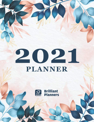 2021 Planner: Daily Planner 2020-2021 Monthly Planner Schedule Book | 2021 Planner Diary and Organizer for Women, Girls, Teenagers (Daily Weekly Planner Agenda)