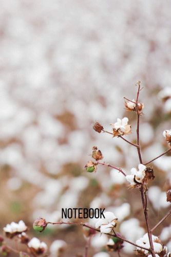 cotton Notebook: blank lined composition journal | cotton notebook | 100 pages