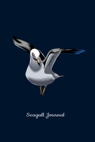 Seagull Journal: Small Blank Ruled Paper for writing and note-taking (6 x 9 inches) - 110 Pages - Seagull Themed Notebook Gift for Bird Lovers
