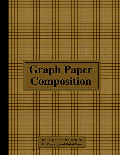 Graph Paper Composition Notebook Quad Ruled (4x4) Graph Paper for Students and Professionals (8. 5 X11 ), 110 Pages