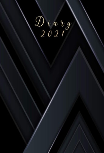 Diary 2021: 2021 planner A6 week to view ,12 months -black /daily, Weekly, Monthly diary,Calendar Schedule + organizer(Annual diary 2021)pocket size