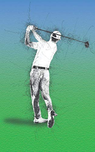 Pocket size 5’x8” golf notebook journal for coaches and golfers - blank lined 120 pages: Golf Practice Logbook Golf Accessory - and Player Gift for under $10