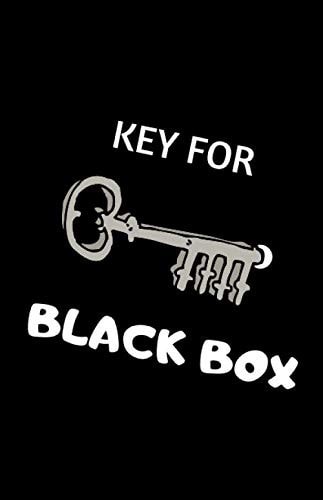 KEY FOR BLACK BOX LOGBOOK: The Personal Internet Address & Password Logbook , Password Book with tabs ( 5,5 - 8,5 - 124 pages - 488 U)