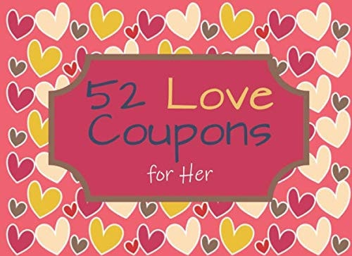 52 Love Coupons for Her: Valentines Gift for Her, Gag Ticket Ideas for Holiday - Valentines Day, Romantic Things for Birthday, Spice Vouchers for ... Break the Marriage Routine,Mint, Hearts