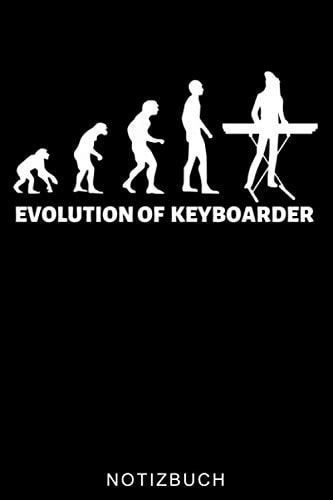 EVOLUTION OF KEYBOARDER: A5 52 WOCHENKALENDER für Pianisten | Klavierspielen | Klavierbuch | Klavier spielen | Geschenkidee für Kinder Erwachsene Anfänger Profis | Piano (German Edition)