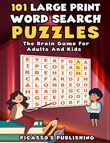 101 Large Print Word Search Puzzles