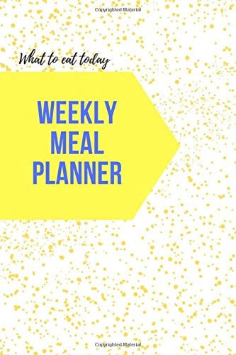 Weekly Meal Planner Weekly Meal Planner, Journal Menu Planner, Food Planner, Weekly Meal Organizer, Shopping List with Grocery List and Expense Tracker Organizer 6x9 52 Weeks