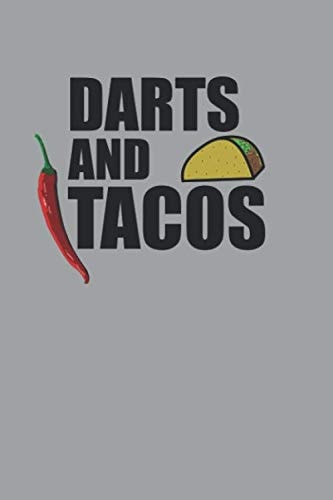 Darts And Tacos: Taco Notebook College Ruled Lined Writing Journal