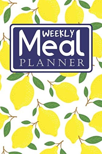 Meal Planner Yellow: Meal Prep And Planning Shopping List of 52 Weeks - Food Diary and Organizer