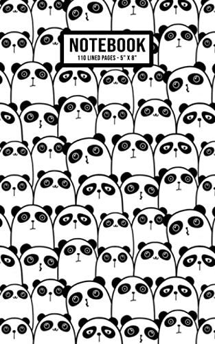 Kawaii Panda Notebook Journal: Kawaii Panda Notebook Journal | Lined 110 Pages | Small 5 x 9