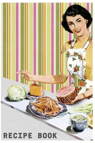 Recipe Book Vintage Cookbook Template Recipe Cards