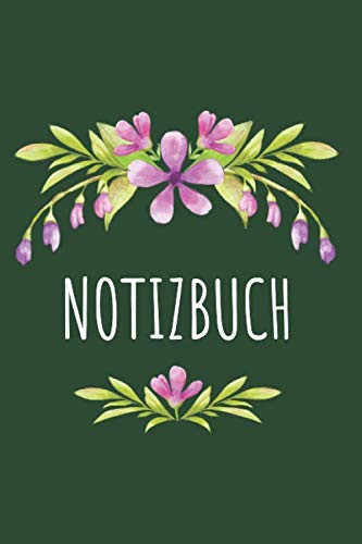 Notizbuch: Niedliches Schönes Blumenmotiv Blumen Blüten Blumendesign | Gepunktetes Notizbuch, Tagebuch, Notizheft, Schreibheft | ca. A5 mit Punkteraster | 120 Seiten punktiert (German Edition)