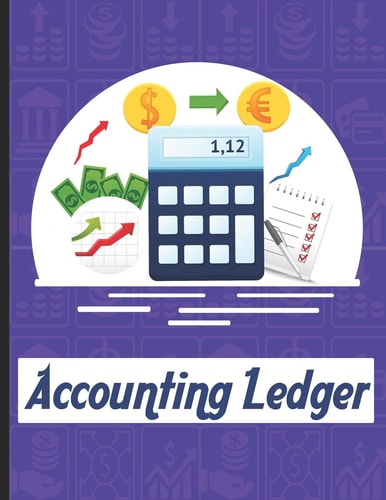Accounting Ledgers for Bookkeeping Accounting General Ledge, Sustained and Long Lasting Tracking and Record Keeping Size:8.5"x11" in 100