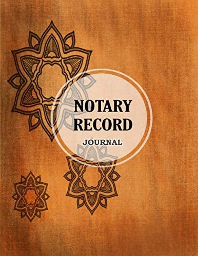 Notary Record Journal: Public Notary Log Book : Large Print 8.5x11