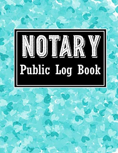 Notary Public Log Book: Official Notary Journal - Public Notary Records Book - Notarial acts records events Log - Notary Template - Notary Receipt Book