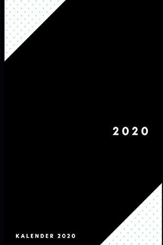 Terminplaner 2020, Schwarz: Wochenplaner, Terminkalender für das Jahr 2020 inkl. Übersicht für 2021 (6x9) (German Edition)