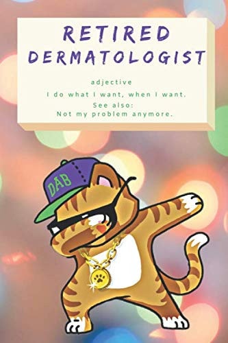 2020 & 2021 Two-Year Daily Planner | Best Gift For Retired Dermatologist | Funny Dabbing Cat Appointment Book | Two Year Weekly Agenda Notebook For ... | Personal Day Log For Dermatology Retiree