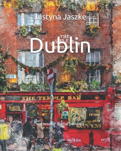 Dublin Watercolor Digital Painting