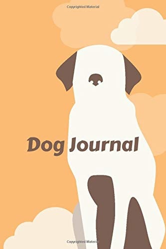 Dog Journal: Simple Lined Notebook Diary, Track Your Pet Memories, Funny Puppy Moments And Prepare Dog Food List (110 Pages, 6x9, Orange)