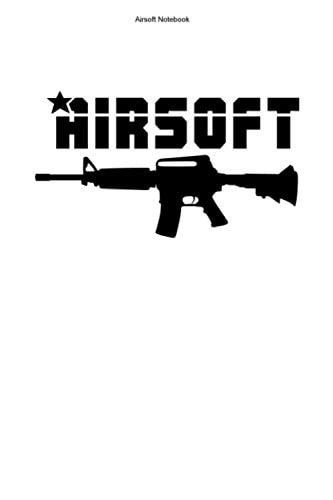 Airsoft Notebook: 100 Pages | Dot Grid Interior | Match Sport Team Gift Soft Air Game Squad Player