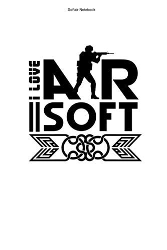 Softair Notebook: 100 Pages | Graph Paper Grid Interior | Sport Game Squad Match Soft Air Team Gift Player