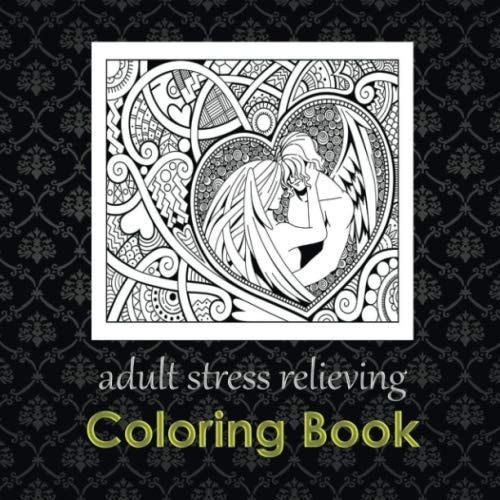 Adult Stress Relieving Coloring Book With Inspirational Quotes about Positive Thinking and Attitude
