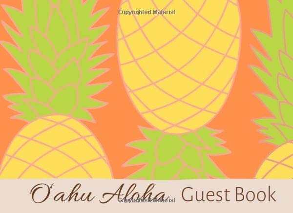 Oahu Guest Book | Oahu Aloha Hawaiian Visitors Book For Sign-in Comments | Vacation Rental GuestBook, Oahu Air Bnb: Beach House, Hotel, Motel, Hostel, ... Bed & Breakfast | Front Desk Sign-in Book