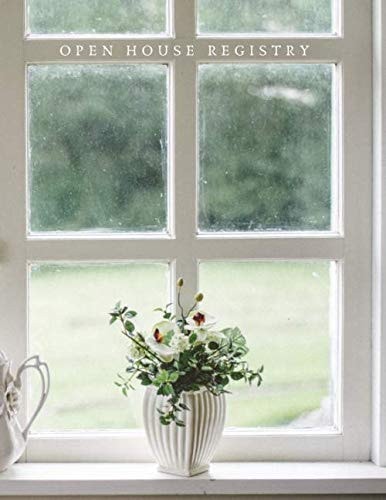 Open House Registry: Visitor Registration Book - Real Estate Brokers, Estate Agents, Home Sellers & FSBO Supplies