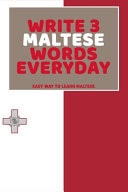 Write 3 Maltese Words Everyday Easy Way To Learn Maltese