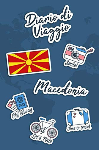 Diario di Viaggio Macedonia: Diario di viaggio da compilare | 106 pagine, 15,24 cm x 22,86 cm | Per accompagnarvi durante il vostro soggiorno (Italian Edition)