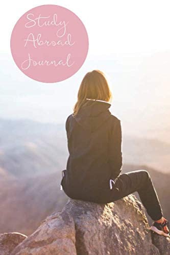 Study Abroad Journal: 6x9 Compact "Travel Girl" Prompted Notebook