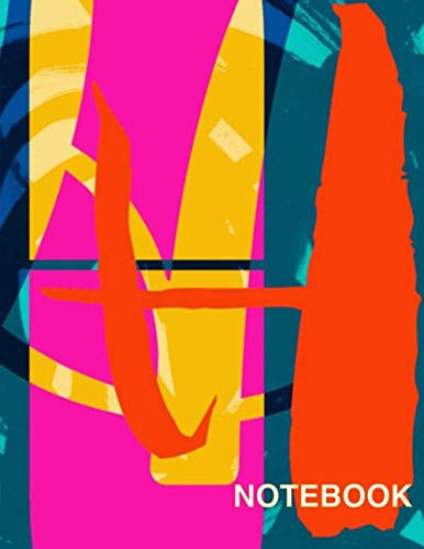 Nabila Ibrahim Alphabet Book Letter H: Monogramed initial large composition notebook college ruled