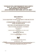 Enhancing Retirement Security : H. R. 10, the Comprehensive Retirement Security and Pension Reform Act Of 2001