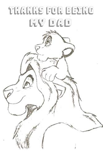 Thanks for being my dad: Lined Notepad - (6x9) inches