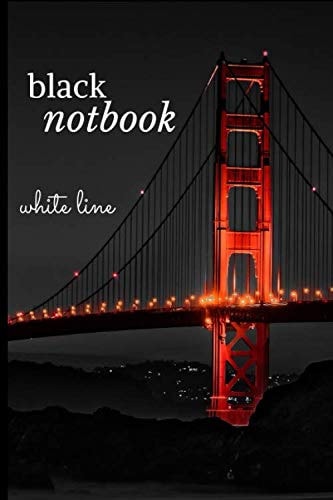black notbook: white line