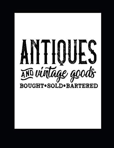 Antiques & Vintage Goods Buy & Sell Recording Journal