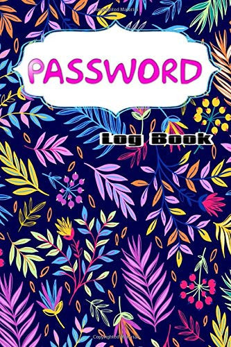 Address Book Password Large Print Internet Address Password and Learning Logbook 112 Page Glossy Cover Design White Paper Sheet Size 6x9 Inch ~ Gift - Large # Removable Good Prints