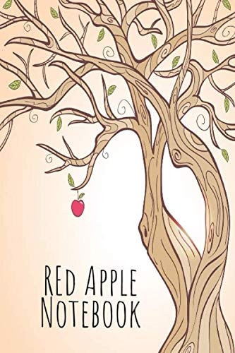 Red Apple Notebook: Apples Notebook Journal Diary for Writing Notes - Gift for Apple Lovers and Teachers