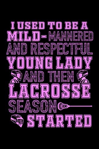LACROSSE SEASON: Lined Journal, Diary, Notebook, 6x9 inches with 120 Pages