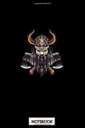Notebook Viking Diary Journal | 120 Pages, 6x9 | for People Who Loves Vikings and Drakkars | Perfect Gift and Ideal Travelling Companion